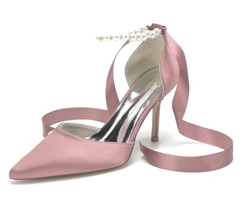 Miyoopark Damens Niedriger Absatz Hochzeits Schuhe mit Schleif Abend Pumps J569 Pink 3.4" Absatz EU 41 Miyoopark Damens Niedriger Absatz Hochzeits Schuhe mit Schleif Abend Pumps J569 Pink 3.4" Absatz EU 41 von Miyoopark