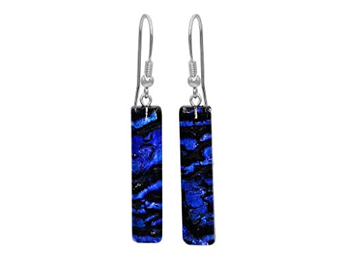 miyou Damen Ohrringe Silber 925 - Ohrstecker Silber aus Murano Glas - Ohringe mit einem Zertifikat - Earrings for Women - Damenohrringe - Ohrring - Originalität Bestätigt von miyou