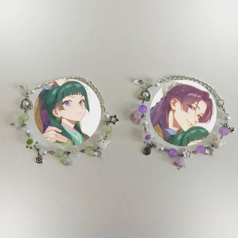 Maomao Jinshi Matching Bracelet I Couple Friendship Anime Inspired Manga Maomao Jinshi Matching Bracelet I Couple Friendship Anime Inspired Manga von MiyusLovelyCrafts
