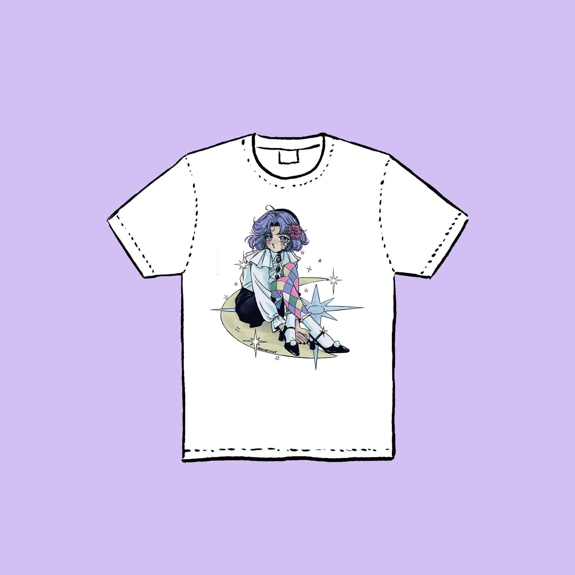T-Shirt Unisex "Shimmer'' Available in White & Black T-Shirt Unisex "Shimmer'' Available in White & Black von Mizucats