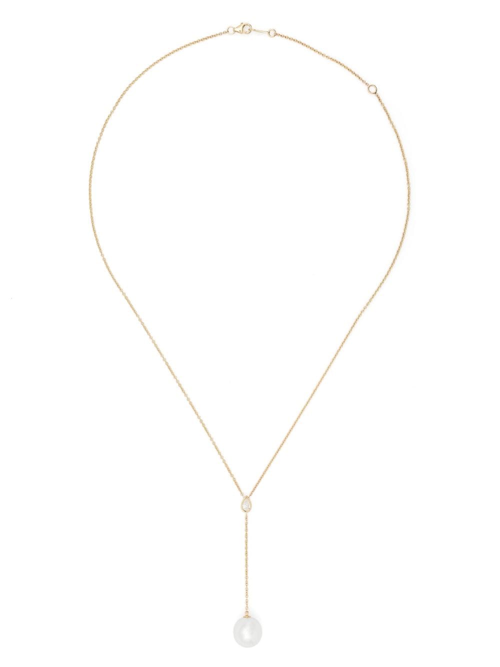 Mizuki 14kt Sea of Beauty Gelbgold-Perlenkette mit Diamant von Mizuki