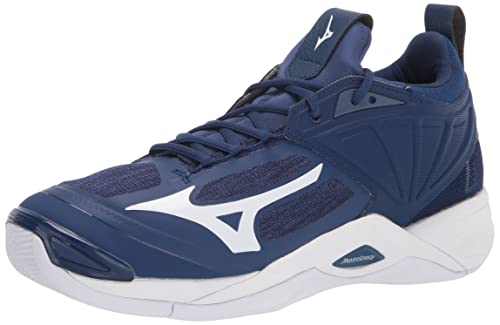 Mizuno 430294.5100.09.0800 Wave Momentum Damen Volleyballschuh 8 (0800), Navy-Weiß, 38.5 EU von Mizuno