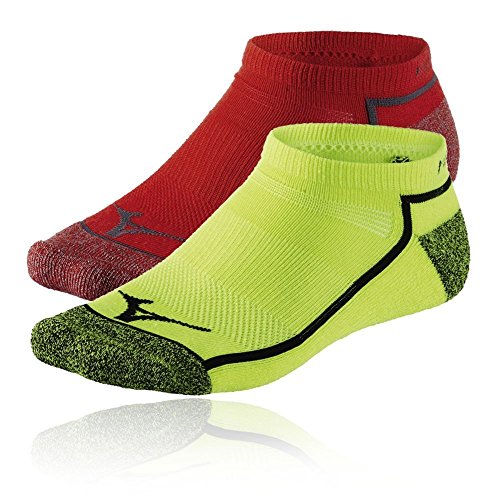 Mizuno Active Trainingssocken, Größe XL, 2 Stück, Rosso, XL von Mizuno