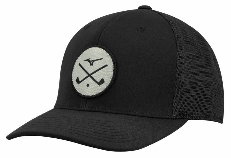 Mizuno Baseball Cap Mizuno Golf Cap Crossed Clubs Mesh Schwarz OSFA von Mizuno
