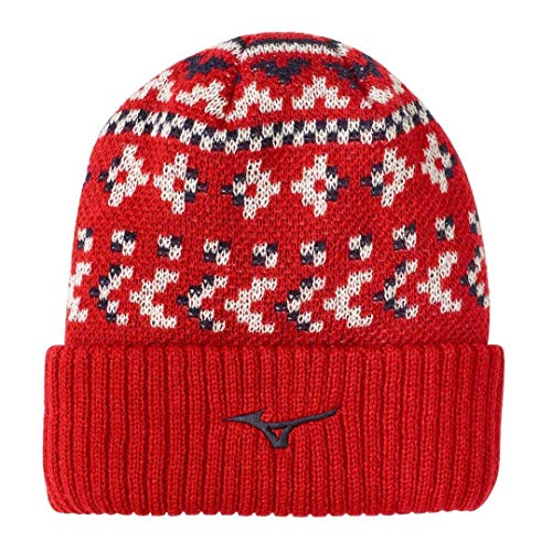 Mizuno Breath Thermo Beanie Einheitsgröße Einheitsgröße Red von Mizuno