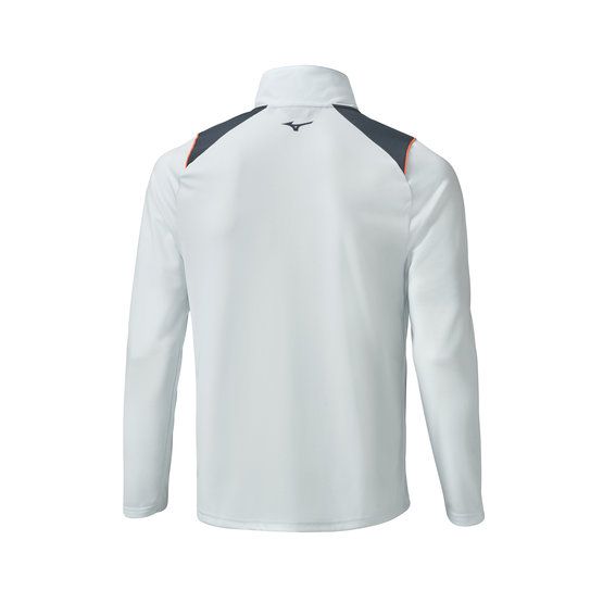 Mizuno Breath Thermo Elite 1/4 Zip Midlayer hellblau von Mizuno