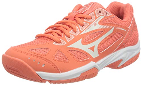 Mizuno Cyclone Speed 2 Volleyball-Schuh, LivingCoral/SnowWht/Wht, 36.5 EU von Mizuno