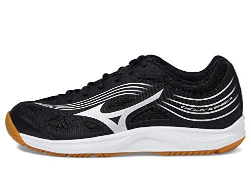 Mizuno Cyclone Speed 3 Volleyballschuh für Damen, schwarz / silber, 11.5 von Mizuno