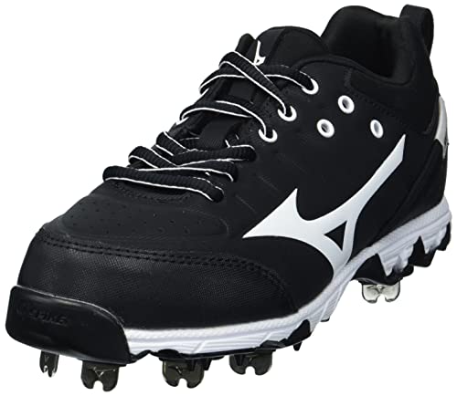 Mizuno Damen 320638.9000.05.0600 9-Spike Swift 7 Low Softball-Stollen aus Metall, schwarz/weiß von Mizuno