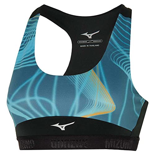 Mizuno Damen Alpha Graphic Sport-BH, Copen Blau, M von Mizuno