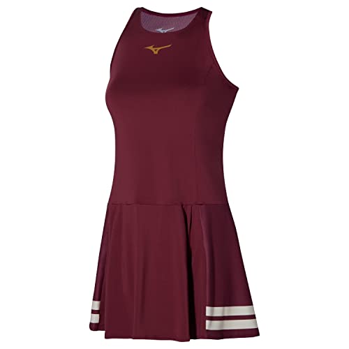 Mizuno Damen Bedrucktes Kleid, Cabernet, Medium von Mizuno