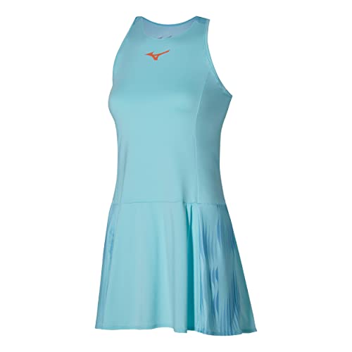 Mizuno Damen Bedrucktes Kleid, Tanager Türkis, Small von Mizuno