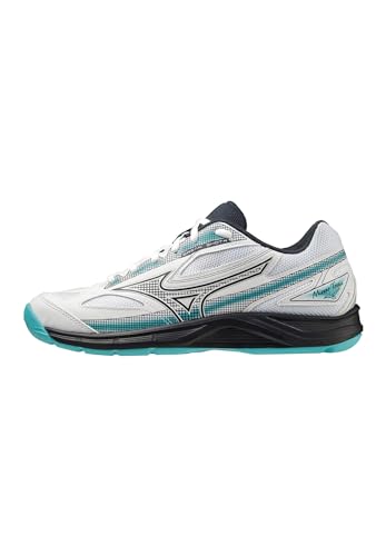 Mizuno Damen Break Shot 4 Carpet Tennisschuhe Teppichschuh Weiß - Blau 38,5 von Mizuno