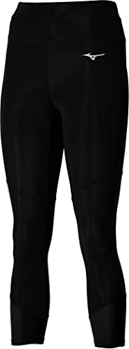 Mizuno Damen Core 3/4 Tight Freizeithose, Schwarz, L von Mizuno