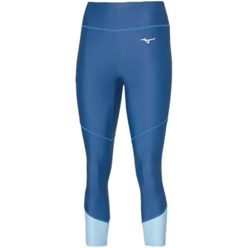 Mizuno Damen Core 3/4 Tight Leggings, Copen Blue, XS von Mizuno