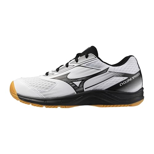 Mizuno Damen Cyclone Speed 5 Volleyballschuh, Weiß/Schwarz, 38 EU von Mizuno