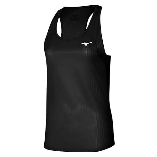 Mizuno Damen Dryaeroflow Tank (W) t-Shirt, schwarz, L von Mizuno