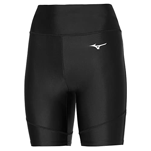 Mizuno Damen Impulse Mid Tight Leggings, Schwarz, S von Mizuno