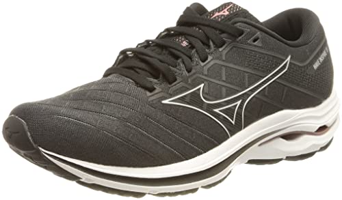 Mizuno Damen Laufschuh, Synthetik, Schwarz Silber Ebenholz, 39 EU von Mizuno