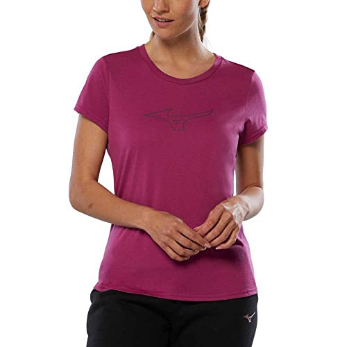 Mizuno Damen Rb Logo T-Shirt, Magenta Haze, S von Mizuno