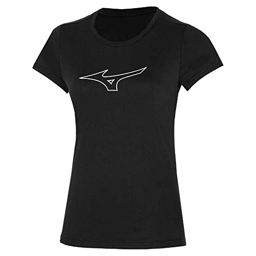 Mizuno Damen Rb-Logo T-Shirt, Schwarz, S von Mizuno