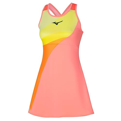 Mizuno Damen Release Kleid Tenniskleid, Candy Coral, S von Mizuno