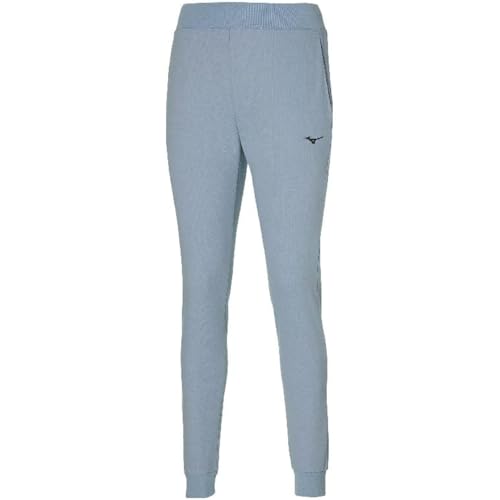 Mizuno Damen Sportliche Sweathose Sweatpants, Blauer Blizzard, XS von Mizuno