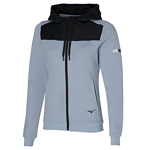 Mizuno Damen Sweat Jacket Jacke, Blue Blizzard, L von Mizuno