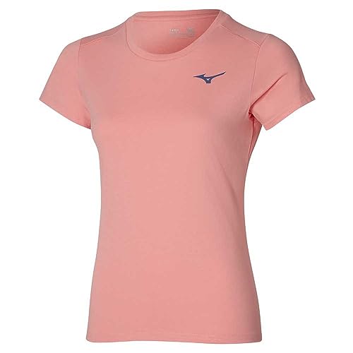 Mizuno Damen T-Shirt, Apricot Blush, Small von Mizuno