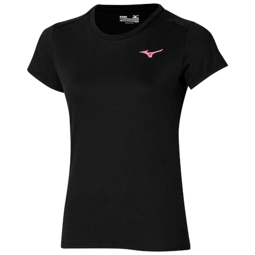 Mizuno Damen T-Shirt, Schwarz, Small von Mizuno