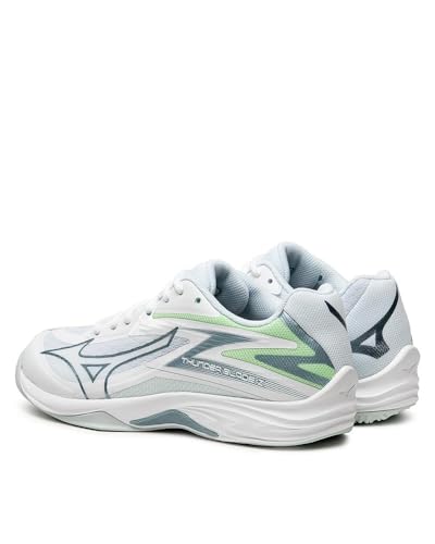 Mizuno Damen Thunder Blade Z Volleyball, Weißer Gitterrost Patinagreen, 40.5 EU von Mizuno