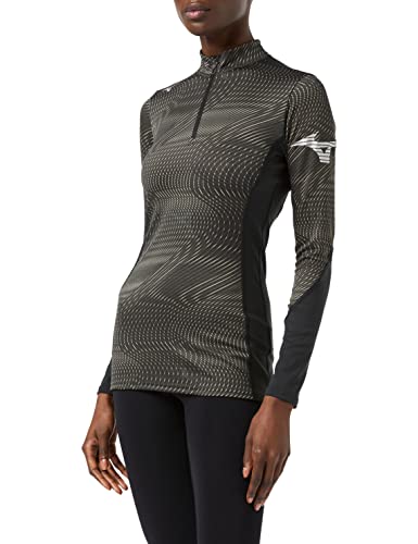 Mizuno Damen Virtual Body G3 H/Z Unterhemd, Black, XS von Mizuno