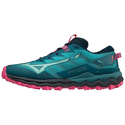 Mizuno Damen Wave Daichi 7 (W) Trail-Laufschuhe, Gulfcoast Lagoon Ppeacoc, 39 EU von Mizuno