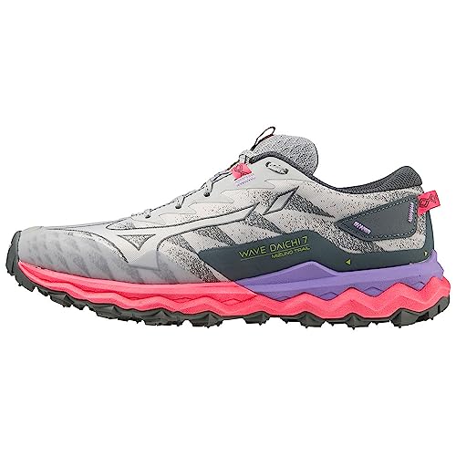 Mizuno Damen Wave Daichi 7 Laufen, Pblue H Vispink PPunch, 35 EU von Mizuno