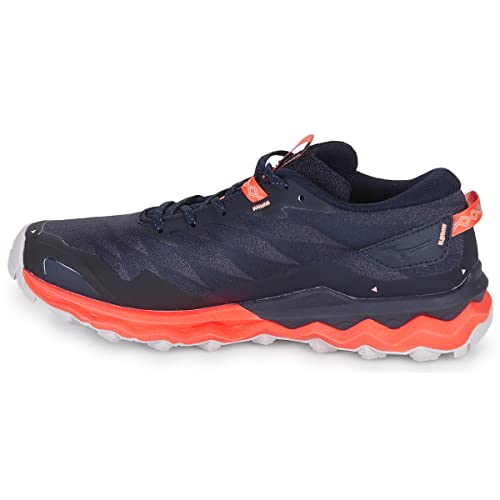 Mizuno Damen Wave Daichi 7 Sneaker, Nsky Quicksilver Hcoral, 37 EU von Mizuno