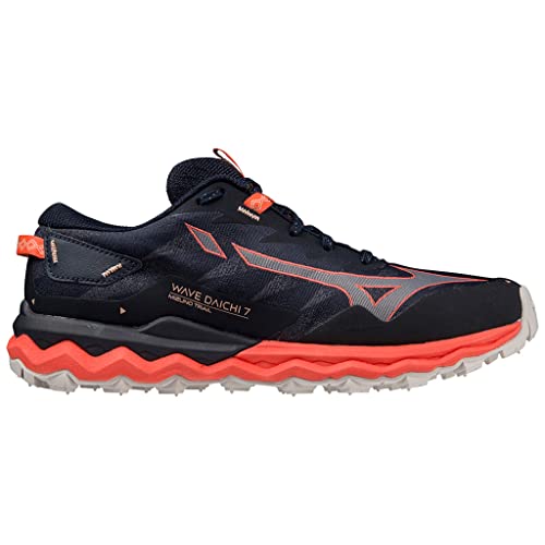 Mizuno Damen Wave Daichi 7 Sneaker, Nsky Quicksilver Hcoral, 38.5 EU Mizuno Damen Wave Daichi 7 Sneaker, Nsky Quicksilver Hcoral, 38.5 EU von Mizuno