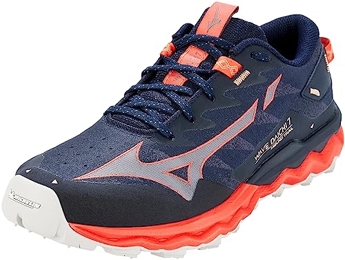 Mizuno Damen Wave Daichi 7 Sneaker, Nsky Quicksilver Hcoral, 42 EU von Mizuno