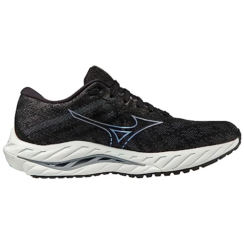 Mizuno Damen Wave Inspire 19 Laufen, Black Silverstar Screst, 37 EU von Mizuno