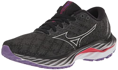 Mizuno Damen Welle Inspire 19 Wassersportschuh, Schwarz/Silber, 38 EU Weit von Mizuno