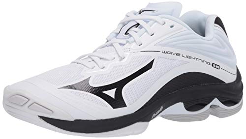 Mizuno Wave Lightning Z6 Damen Volleyball-Schuh, Weiß/Schwarz, 41 EU von Mizuno