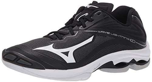 Mizuno Wave Lightning Z6 Damen Volleyball-Schuh, Schwarz/silberfarben, 40.5 EU von Mizuno