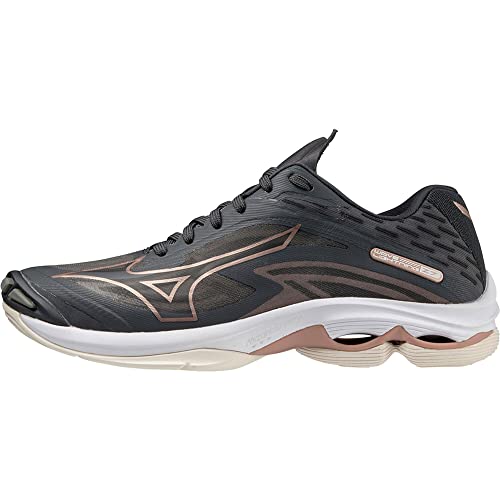 Mizuno Damen Wave Lightning Z7 Handballschuhe, Ebony Rose Quietshade, 42 EU von Mizuno