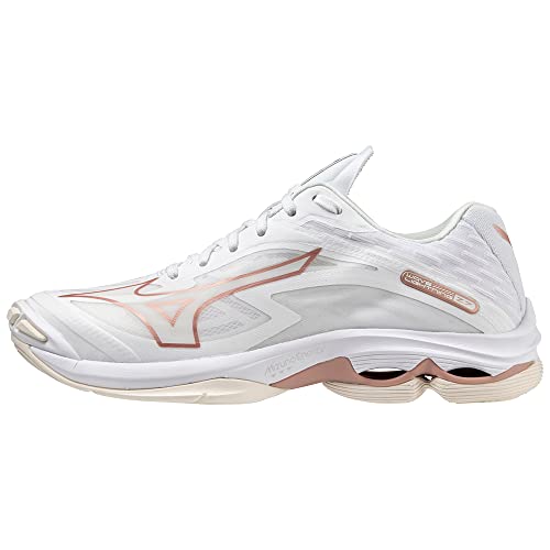 Mizuno Damen Wave Lightning Z7 Handballschuhe, White Rose Snowwhite, 36.5 EU von Mizuno