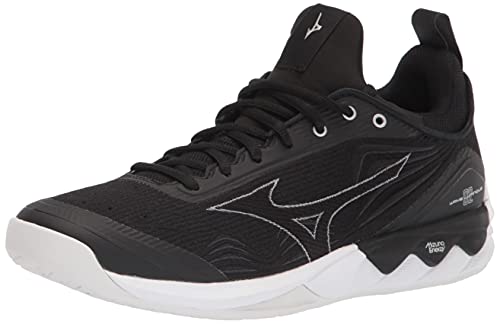 Mizuno 430305.9000.05.0600 Wave Luminous Damen Volleyballschuh 6 (0600), Schwarz/Weiß, 36 EU von Mizuno