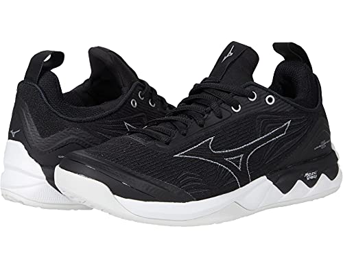 Mizuno 58 Wave Luminous Damen Volleyballschuh 6 1/2 (0650), schwarz/weiß, 36.5 EU von Mizuno