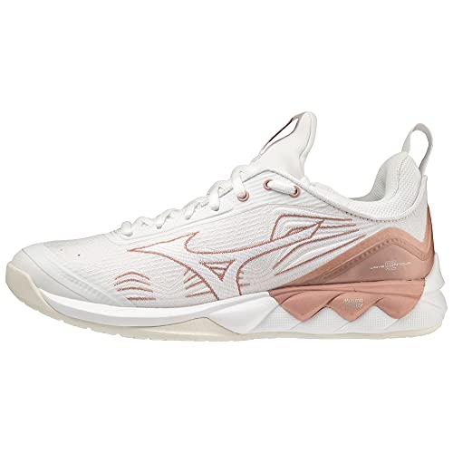 Mizuno Damen Wave Luminous 2 Volleyballschuhe, White Rose Snowwhite, 37 EU von Mizuno