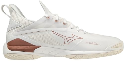 Mizuno Damen Wave Mirage 4 Handballschuhe, White Rose Snowwhite, 36.5 EU von Mizuno