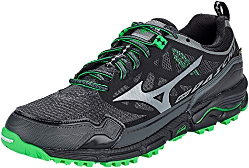 Mizuno Damen Wave Paradox 5 Laufschuhe, Schwarz/grun, 38.5 EU von Mizuno