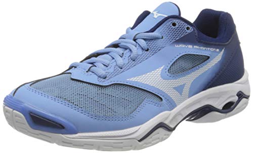 Mizuno Damen WAVE PHANTOM 2 Handballschuh, Dellarblue/Weiß/ 2768c, 42 EU von Mizuno