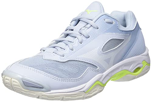 Mizuno Damen Wave Phantom 2 Handballschuh, Heather Wht Neolime, 42 EU von Mizuno